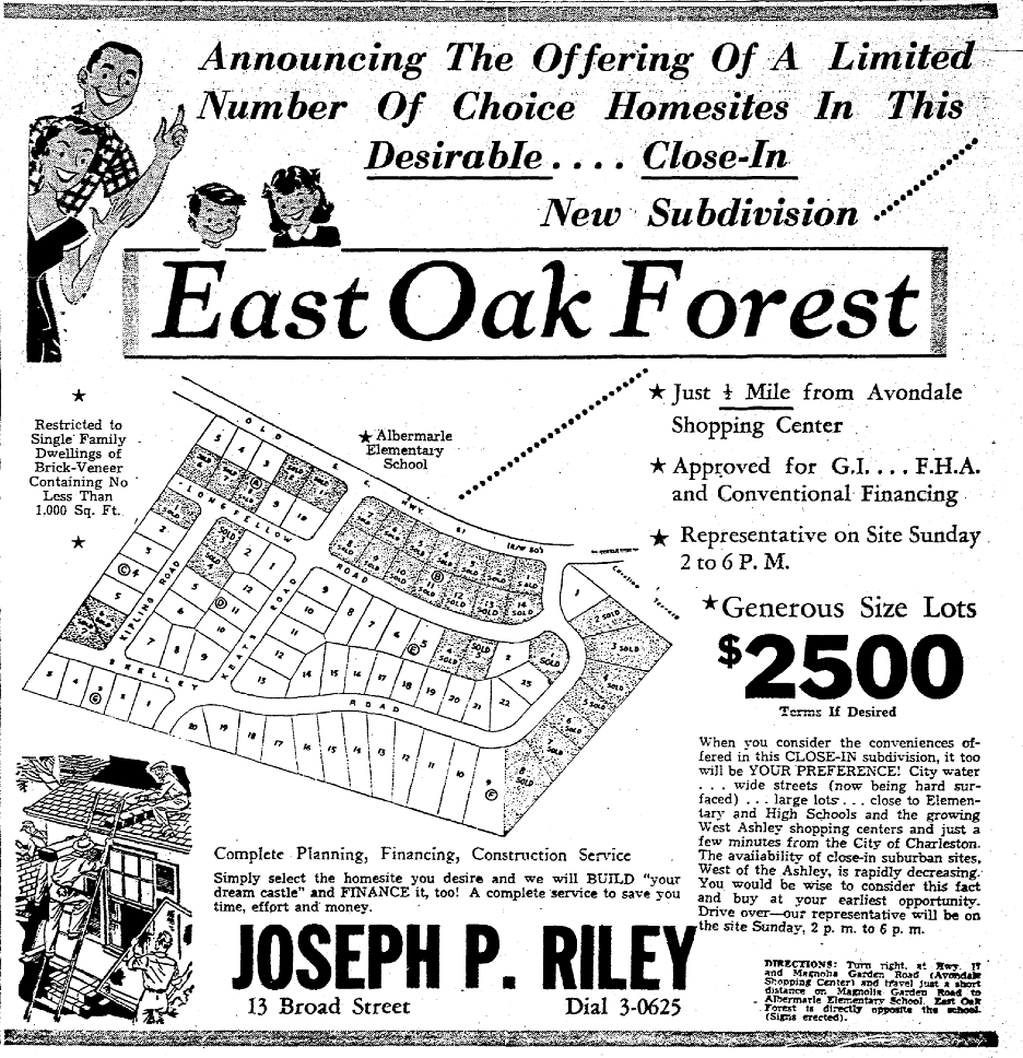 East and West Oak Forest: West Ashley’s Hottest Midcentury Neighborhoods