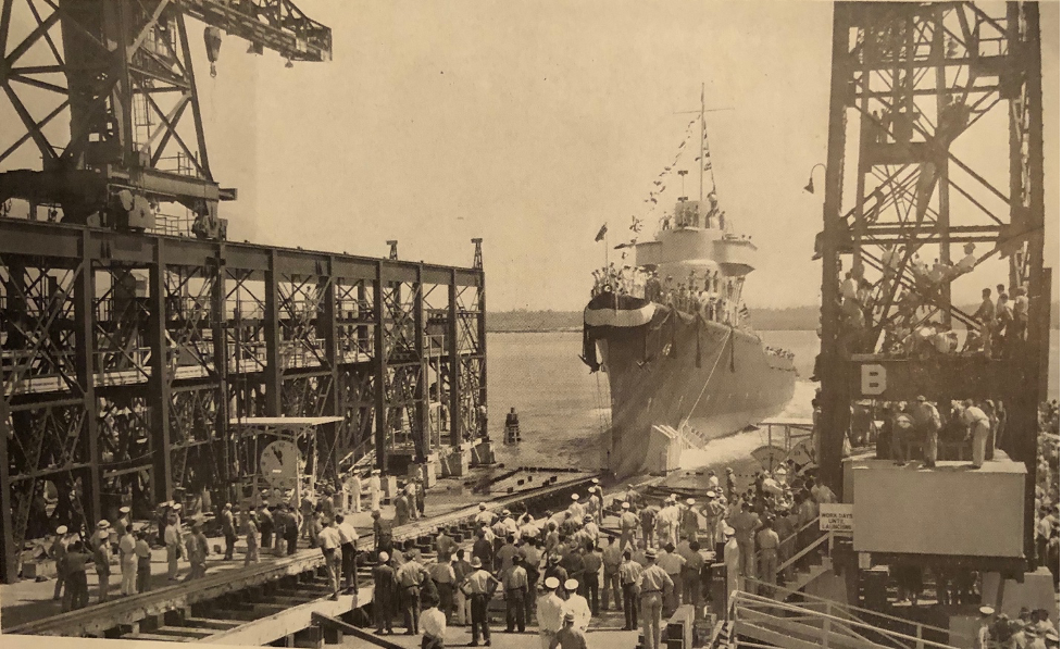 Launching the US Hudson - North Charleston history