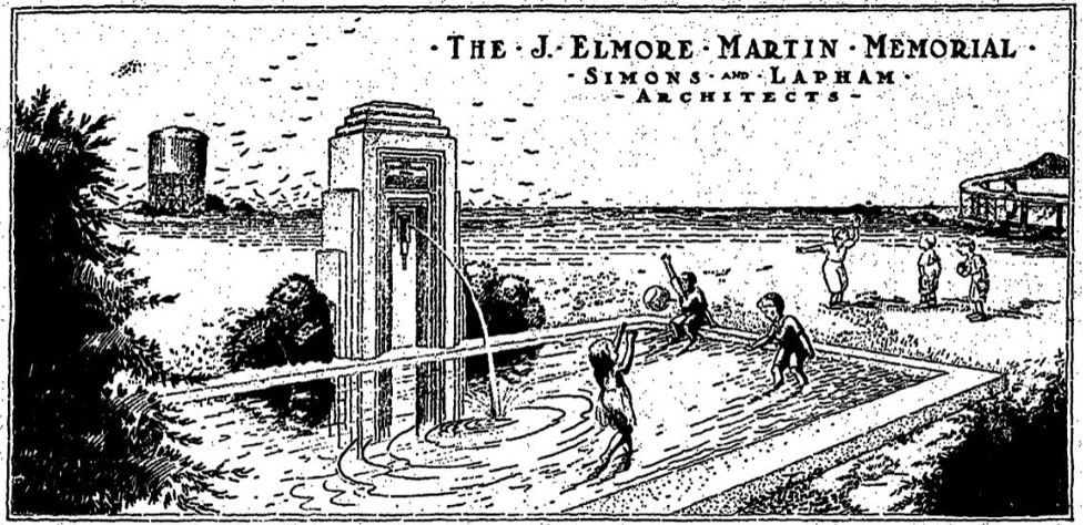 The J. Elmore Martin Memorial - 1932